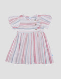 Pipiniko Stripe Lurex Mini Dress Anak Perempuan