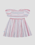 Pipiniko Stripe Lurex Mini Dress Anak Perempuan