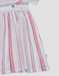 Pipiniko Stripe Lurex Mini Dress Anak Perempuan