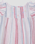 Pipiniko Stripe Lurex Bordir Heart Jumpsuit Romper Anak Perempuan