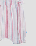 Pipiniko Stripe Lurex Bordir Heart Jumpsuit Romper Anak Perempuan