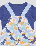Pipiniko Fp Dino Pixel Short Jumpsuit Overall Anak Laki-Laki