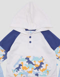 Pipiniko Dino Pixel Jaket Anak Laki-Laki