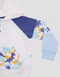 Pipiniko Dino Pixel Jaket Anak Laki-Laki