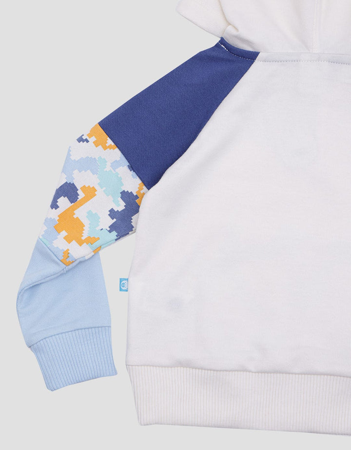 Pipiniko Dino Pixel Jaket Anak Laki-Laki