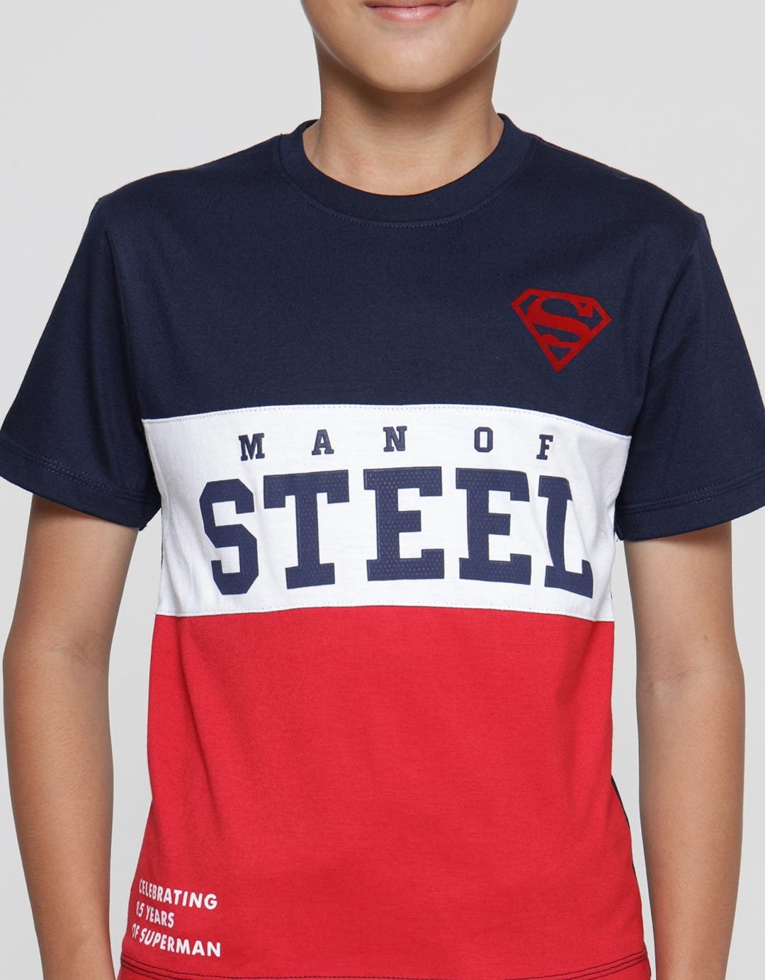 Character Superman Man Of Steel C Kaos Anak Laki-laki