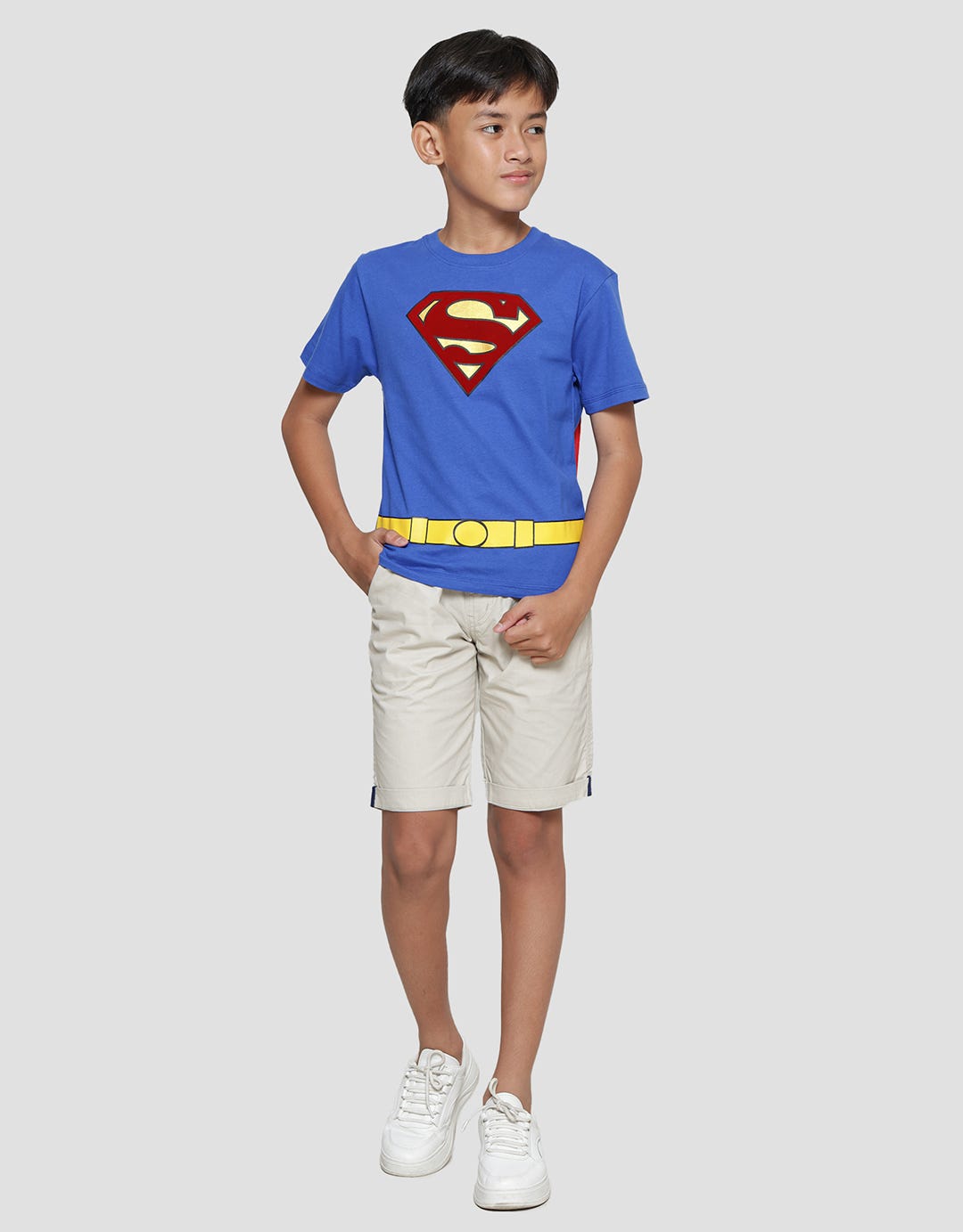 Character Superman Classic Wing A Kaos Lengan Pendek Anak Laki-laki