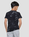 Character Superman Fly Print Kaos Anak Laki-laki