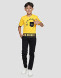 Character Batman Dark Knight Boys T-Shirt Pocket
