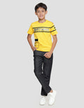 Character Boys Short Sleeve T-shirt Batman Print Center Writing