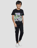 Character Batman Dark Knight Lis Celana Jogger Anak Laki-Laki