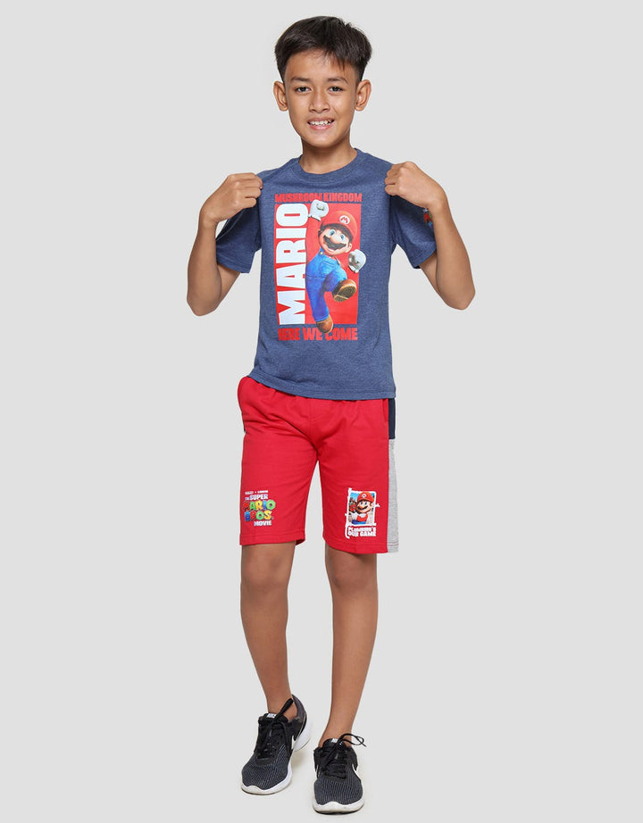 Character Mario Here We Come Kaos Anak Laki-Laki