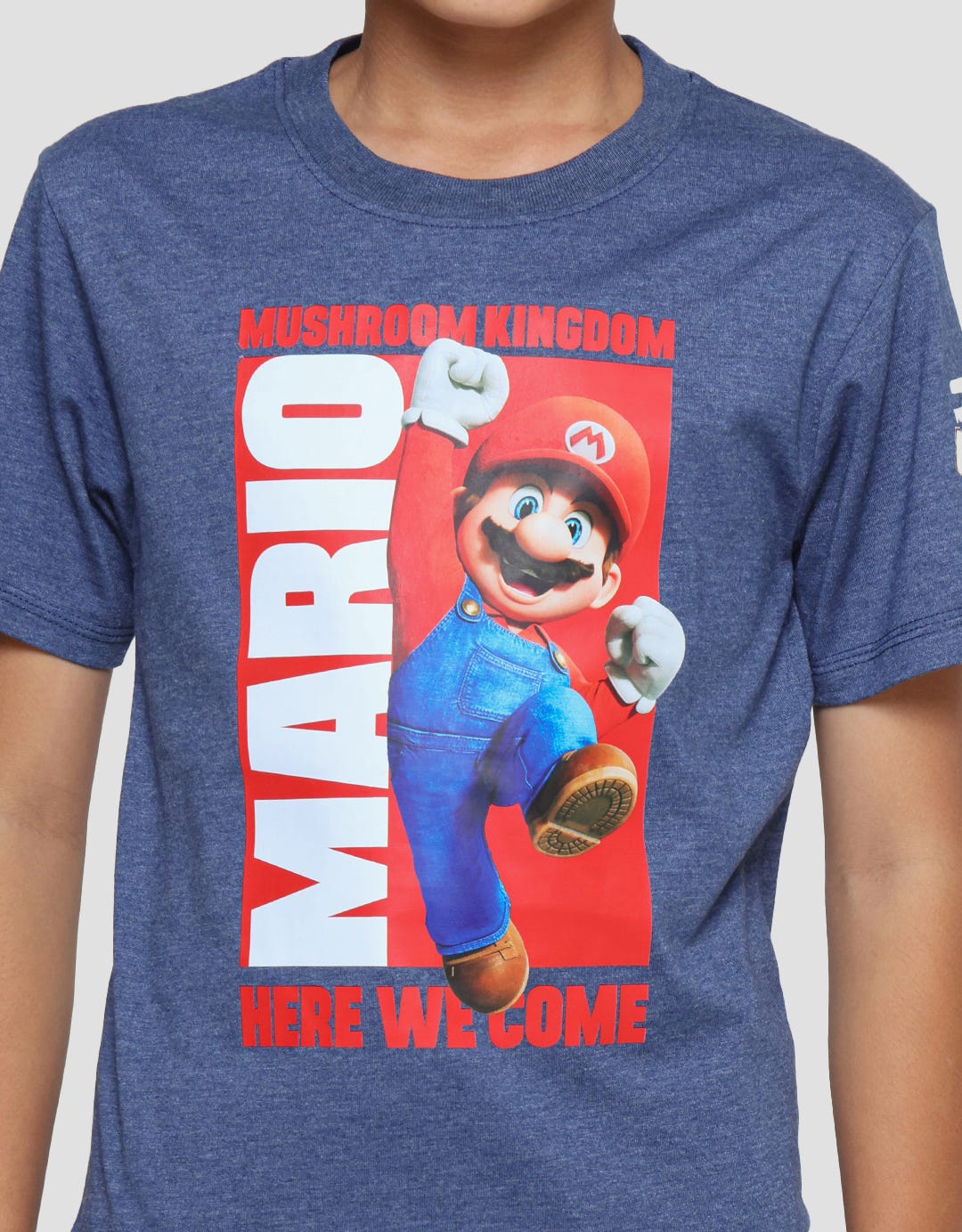 Character Mario Here We Come Kaos Anak Laki-Laki