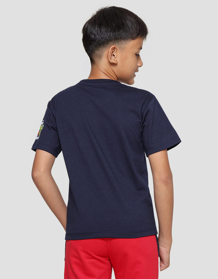 Character Mario Bros Luigi Kaos Anak Laki-laki