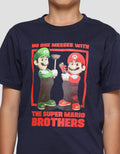 Character Mario Bros Luigi Kaos Anak Laki-laki