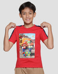 Character Mario Luigi Poster Lis Short Sleeve T-Shirt Boys