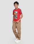 Character Mario Luigi Poster Lis Short Sleeve T-Shirt Boys
