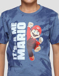 Character Mario Bros It Me Jump Kaos Anak Laki-laki