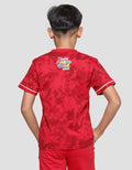 Character Mario Bros Logo Corner Kaos Anak Laki-laki