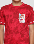 Character Mario Bros Logo Corner Kaos Anak Laki-laki