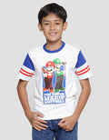 Character Mario & Luigi Brothers Kaos Lengan Pendek Anak Laki-Laki