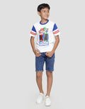 Character Mario & Luigi Brothers Kaos Lengan Pendek Anak Laki-Laki