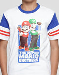 Character Mario & Luigi Brothers Kaos Lengan Pendek Anak Laki-Laki
