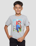 Character Mario Bros Jump Logo Boys T-Shirt