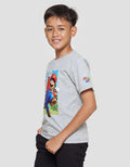 Character Mario Bros Jump Logo Boys T-Shirt