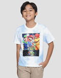Character Mario Luigi Bowser Kaos Lengan Pendek Anak Laki-laki