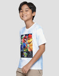 Character Mario Luigi Bowser Kaos Lengan Pendek Anak Laki-laki