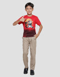 Character Kungfu Panda Ombre Kaos Lengan Pendek Anak Laki-Laki