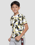Character Kaos Lengan Pendek Anak Laki-laki  Print Kungfu Panda