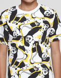 Character Kaos Lengan Pendek Anak Laki-laki  Print Kungfu Panda