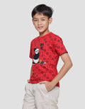Character Kungfu Panda Fp Stick Kaos Lengan Pendek Anak Laki-Laki