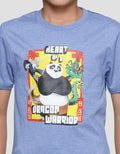 Character Warrior Kungfu Panda Kaos Anak Laki-laki