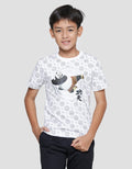 Character Kaos Anak Laki-laki Print Kungfu Panda Fight