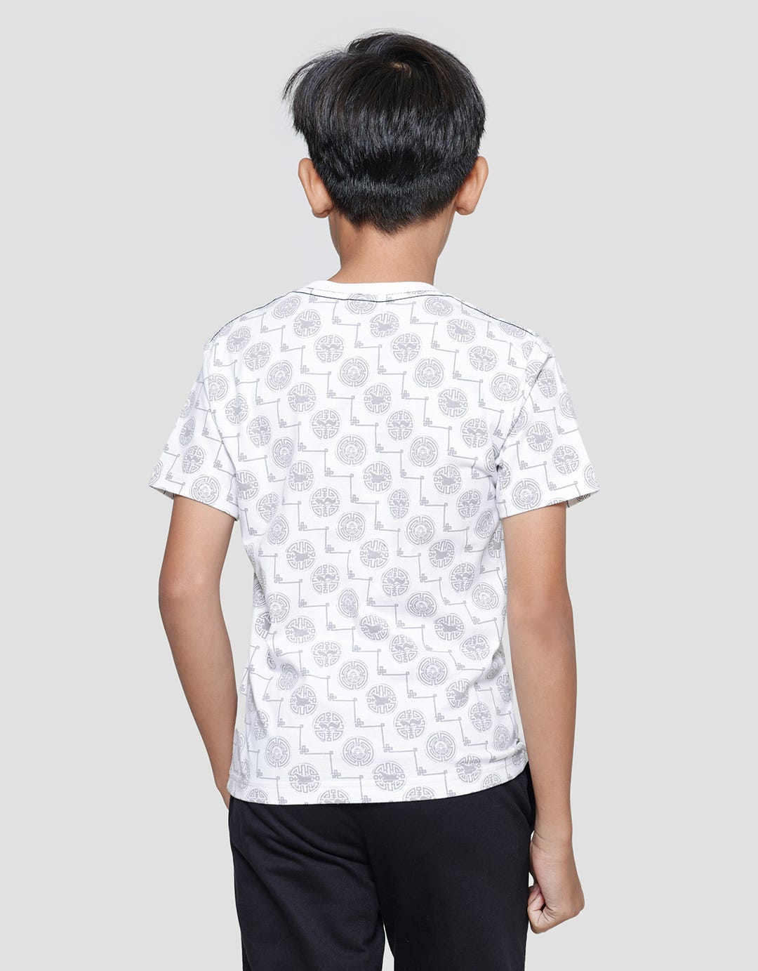 Character Kaos Anak Laki-laki Print Kungfu Panda Fight