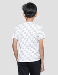 Character Kaos Anak Laki-laki Print Kungfu Panda Fight
