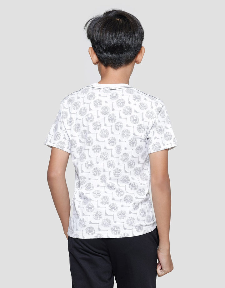 Character Kaos Anak Laki-laki Print Kungfu Panda Fight
