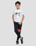 Character Kaos Anak Laki-laki Print Kungfu Panda Fight