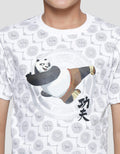 Character Kaos Anak Laki-laki Print Kungfu Panda Fight