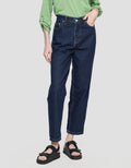 ConnexionCelana Panjang Denim Mom Cut Wanita