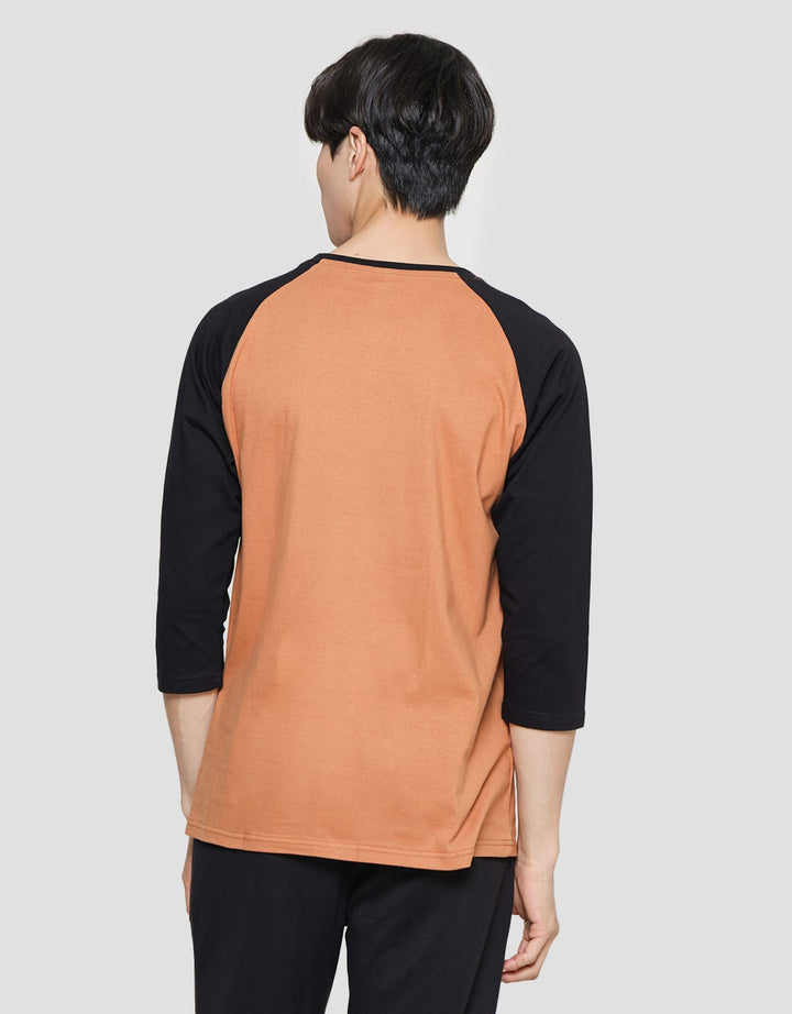 T Zone Camou Courage Kaos 3/4 Raglan Pria