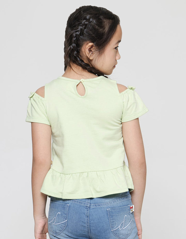 Little M Ruffle Artopunq Kaos Anak Perempuan
