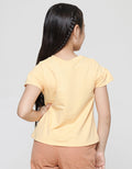 Little M Ruffle Kaos Lengan Pendek Anak Perempuan