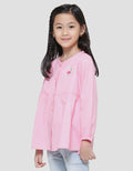 Little M Kerah Ruffle Bordir Bunga 2 Blouse Anak Perempuan