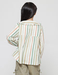 Little M Ruffle Neck Blouse Anak Perempuan