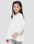 Little M Bear Flower Blouse Anak Perempuan