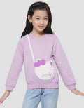 Little M Cat Towel Sweater for Girls